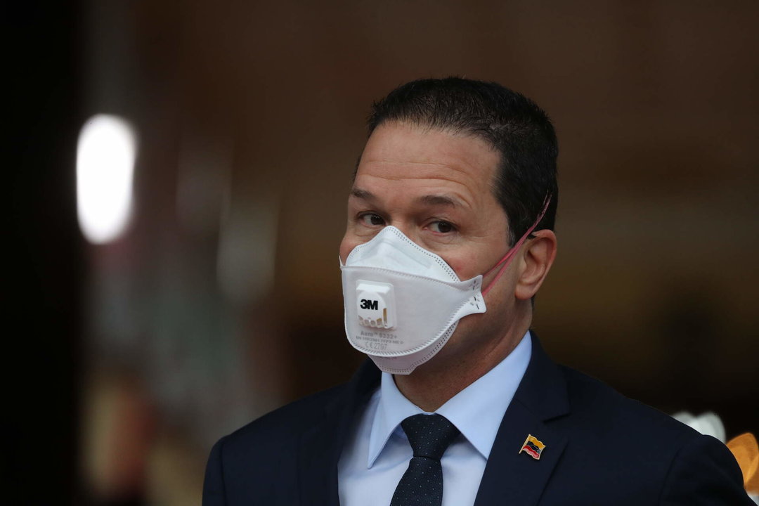 Canciller de Venezuela, Carlos Rafael Faría. EFE/ Miguel Gutiérrez